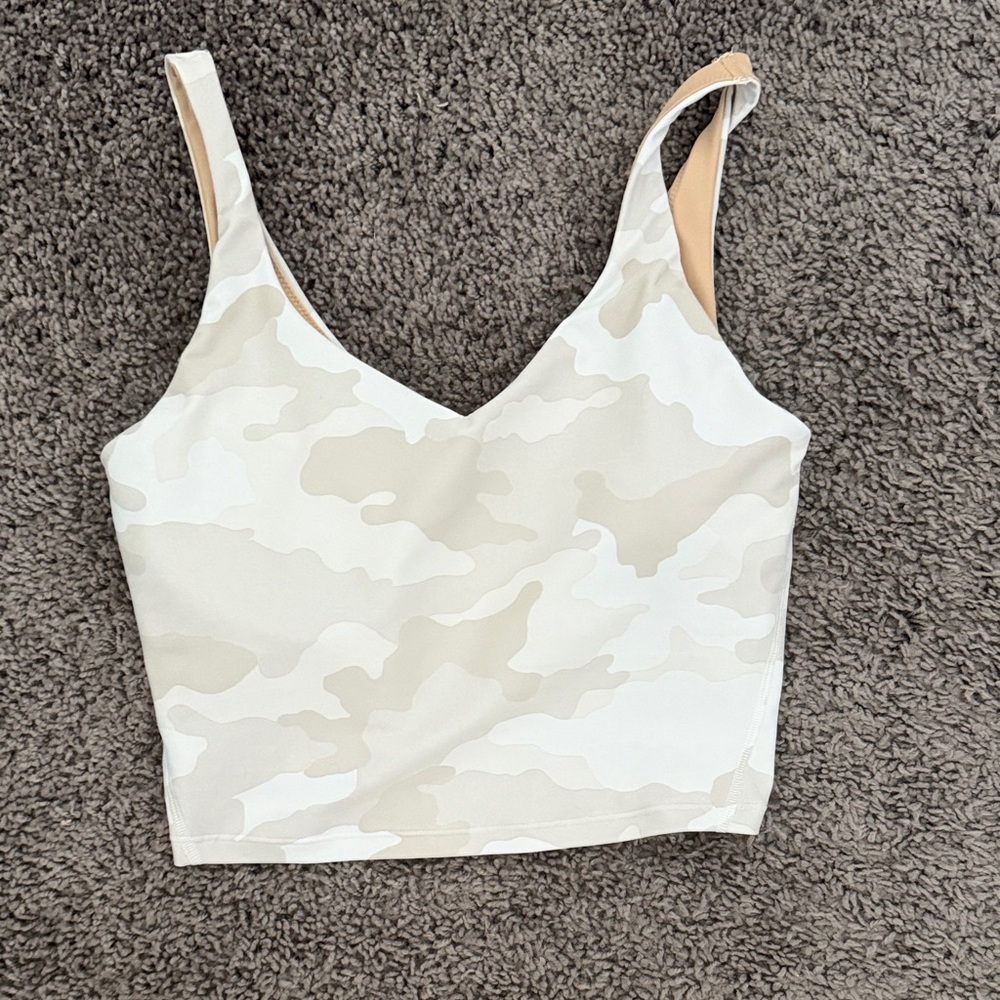 Old Navy Active Tan Camo crop
